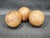 Czech Leather Medicine Balls, 1950s, Set of 3 For Sale - Image 3 of 10
