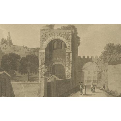 After W. Davey, Rougemont Castle, Exeter, Aquatint, 1794 For Sale - Image 4 of 10