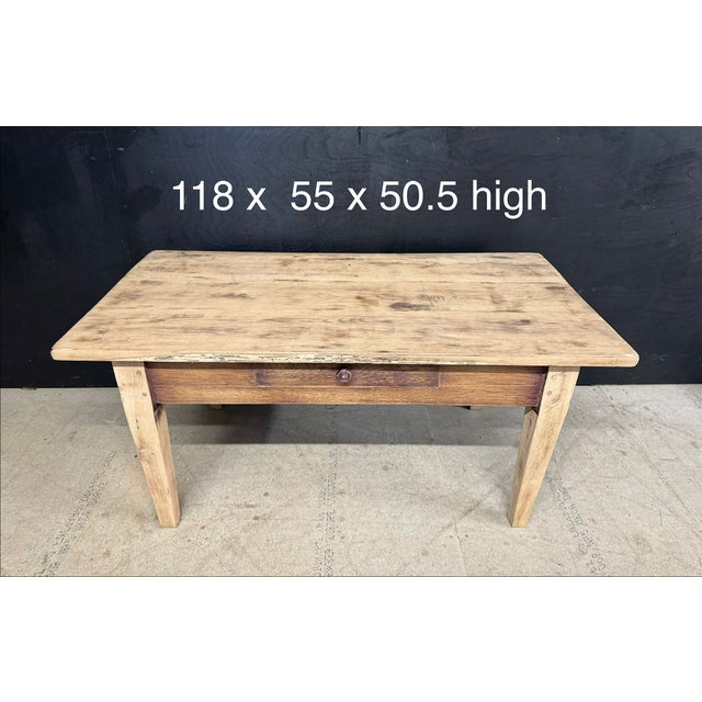 French Normandy Oak Coffee Table, 1860 For Sale - Image 9 of 10