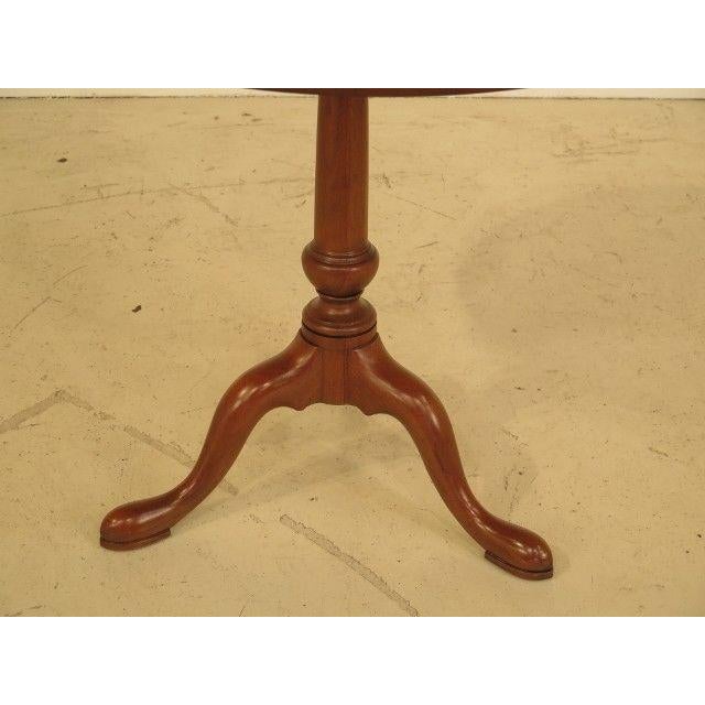 1970s Traditional Kittinger Round Mahogany Colonial Williamsburg