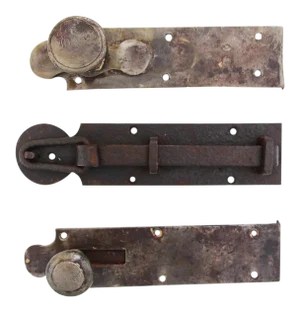 18th Century Wrought Iron Door Latches - Set of 3