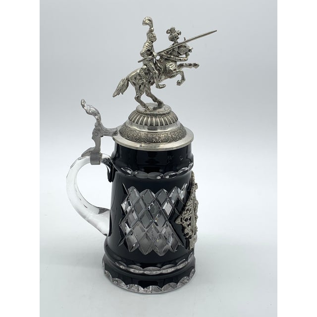 Mid-Century Modern Early 20th Century Limited Edition King Werk Lord of Crystal Beer Stein For Sale - Image 3 of 9