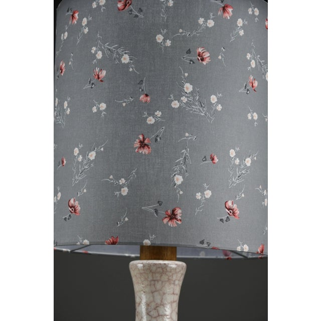 Mid-Century Modern Craquelé Table Lamp attributed to Pieter Groeneveldt, Netherlands, 1960s For Sale - Image 4 of 12