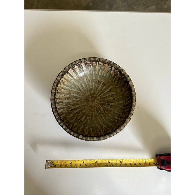 Ceramic 1950s Gunnar Nylund for Rörstrand Stoneware Bowl For Sale - Image 7 of 7