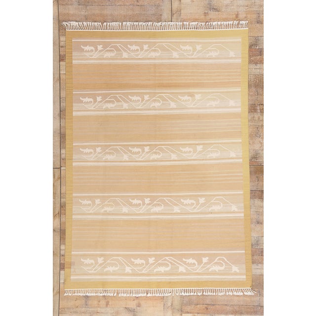 Vintage Swedish Rollakan Rug, 06'07 X 09'03 For Sale - Image 10 of 10