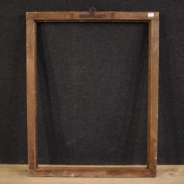 Antique Italian Gilded Frame, 1880 For Sale - Image 10 of 14