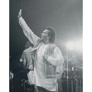 Henry Grossman & Ravi Shankar, George Harrison, Black and White Photograph, 1974 For Sale