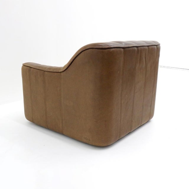 De Sede Ds-44 Buffalo Leather Lounge Chair, Switzerland, 1970 For Sale - Image 9 of 10
