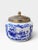 Hand-Painted Dutch Delft Blue Tobacco Jar & Humidor with Brass Lid from Goedewaagen, Gouda, 1930s For Sale - Image 16 of 16