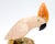 Gemstone Vintage Hand-Carved Gemstone Cockatoo Sculpture on Natural Stone Base – Brazilian Mid-Late 20th Century For Sale - Image 7 of 15