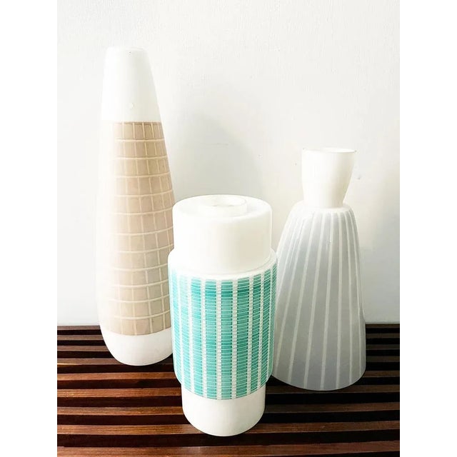 1960s Vintage Suspension Lamps, 1950s-1960s, Set of 3 For Sale - Image 5 of 5