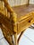 Wood Vintage Brighton Style Bamboo Rattan Desk and Chair For Sale - Image 7 of 12