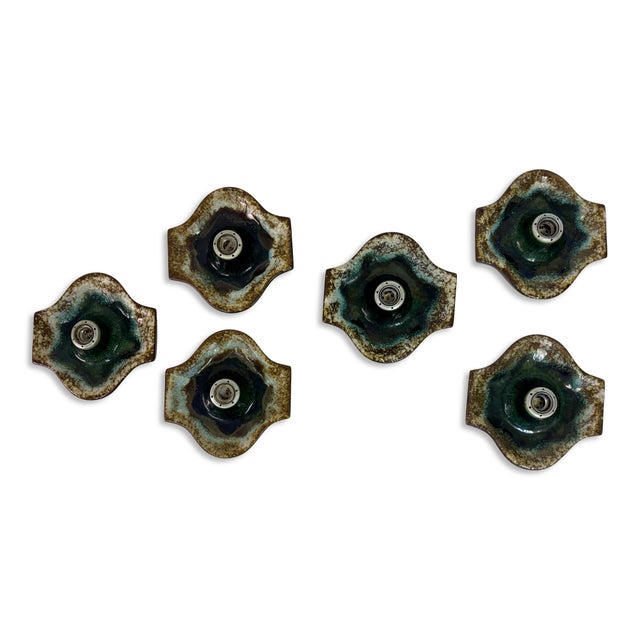 German Ceramic Wall Light Sconce from Hustadt Leuchten, 1960s For Sale - Image 11 of 12