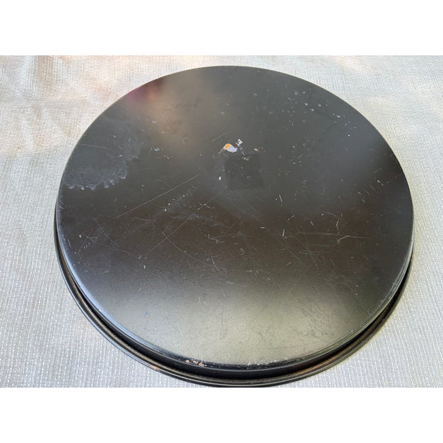 Vintage Strawberry Tole Round Tray For Sale - Image 11 of 17