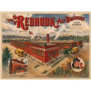 The Redhook Ale Brewery, Seattle, Washington, Advertising Poster, C. 1990s For Sale
