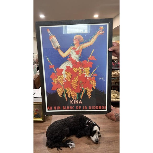 A vibrant French aperitif advertising poster print featuring art originally created by Jean d'Ylen / Robys. The design...