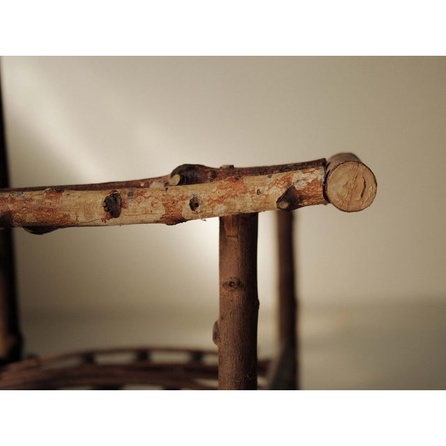 Brutalist Naive Hazelnut Branch Armchair, France, 1970 For Sale - Image 13 of 17