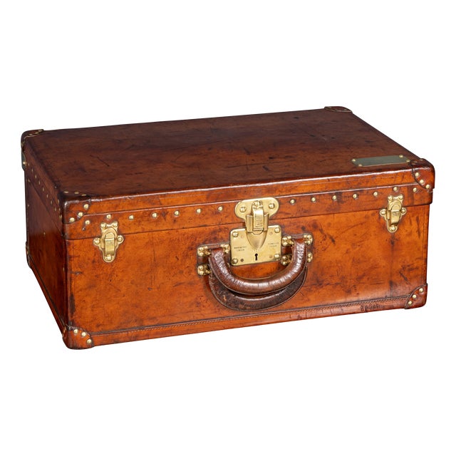 Antique French Leather Travelling Case from Louis Vuitton For Sale