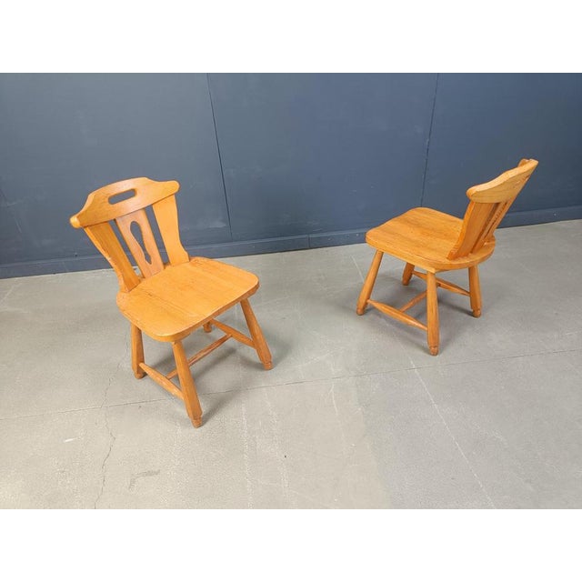 Mid-Century Brutalist Dining Chairs, 1960s, Set of 4 For Sale - Image 4 of 12