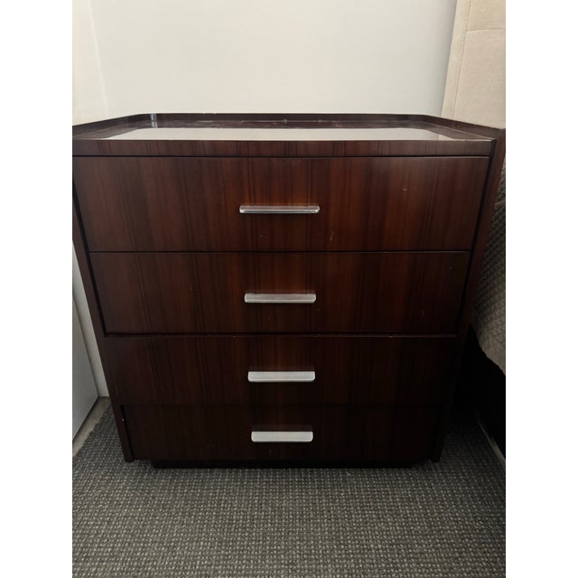 Mid-Century Modern Ralph Lauren Modern Metropolis Bedside Chest For Sale - Image 3 of 5