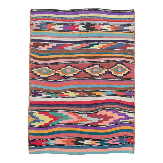 Galerie Shabab Collection Mid-20th Century Persian Flatweave Kilim Rug For Sale