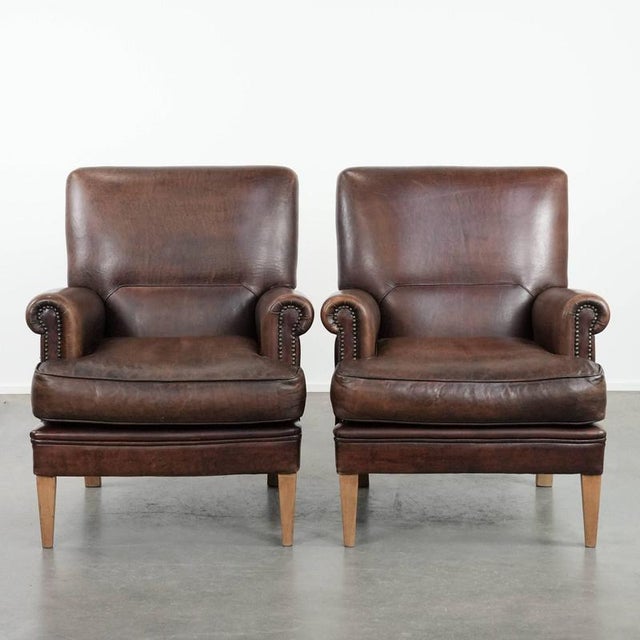 Sheepskin Armchairs, Set of 2 For Sale - Image 18 of 18
