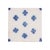 Set of 9 Delft Tiles in Cobalt Pattern of Florets, C. 1700’s For Sale - Image 10 of 18