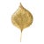 1970s Italian Rabarbaro Brass Leaf Floor Lamp, Bottega Gadda For Sale
