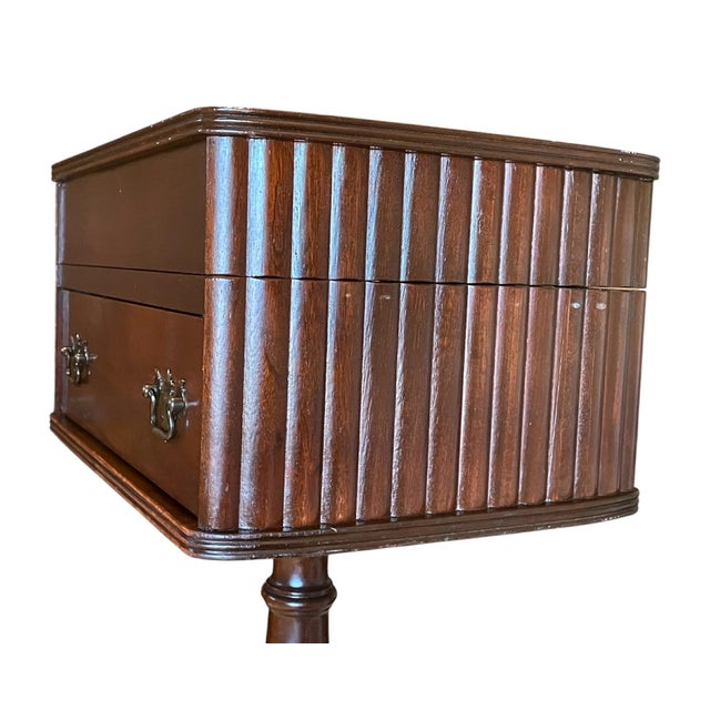 Mahogany Thread Table-Mid - Late 19th Century For Sale - Image 4 of 18