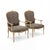 Wood Italian Carved Faux Bois Cerused Bergère Chairs in Zebra Fabric - Pair For Sale - Image 7 of 7