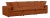 Cinnamon Cali Rust Performance Fabric Modular Sofa For Sale - Image 8 of 8