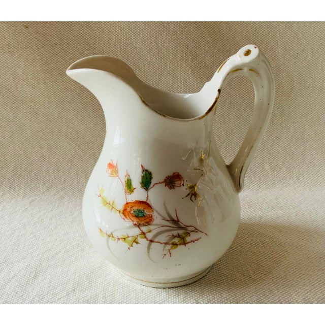 Exceptional Antique French Limoges Creamer by Gerard DuFressis - Mid-19th Century For Sale - Image 6 of 10
