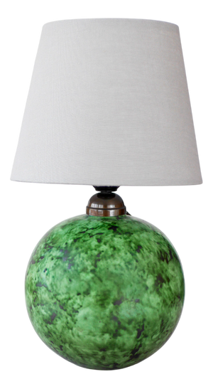 Scandinavian Art Deco Pottery Table Lamp by Erik Mornils for Nittsjö, 1930s