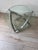 1980s Chrome and Glass Drinks Table For Sale - Image 4 of 10