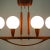 Metal Mid-Century Swedish Modern Teak and Satin Glass Chandelier, 1960s For Sale - Image 7 of 18