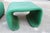 Set of French Stools with Green Fabric, 1970s For Sale - Image 10 of 15