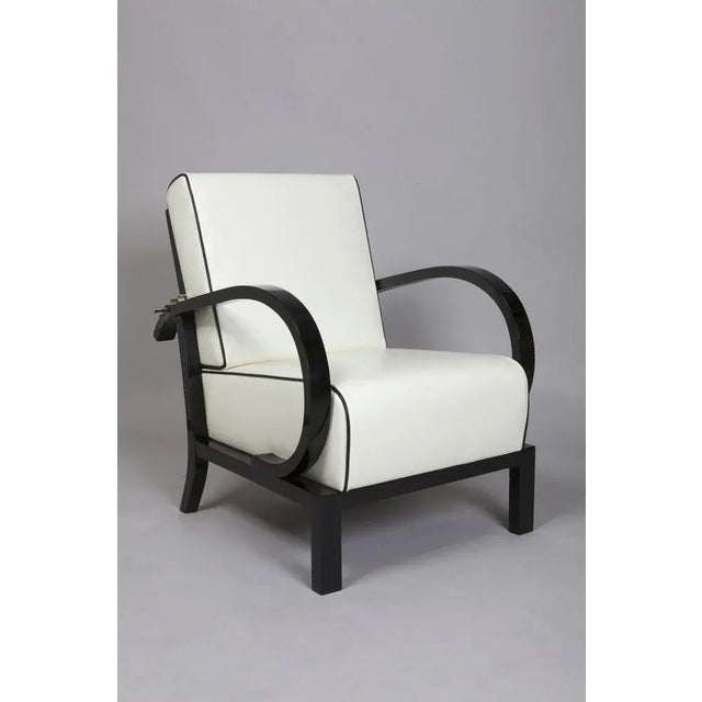 Set of Art Deco Adjustable Armchairs attributed to Jindřich Halabala for Up Závody, Former Czechoslovakia, 1920s For Sale - Image 6 of 6