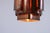 Metal Brutalist Copper Pendant Lamp attributed to Svend Aage Holm Sorensen for Holm Sørensen & Co., 1970s For Sale - Image 7 of 17
