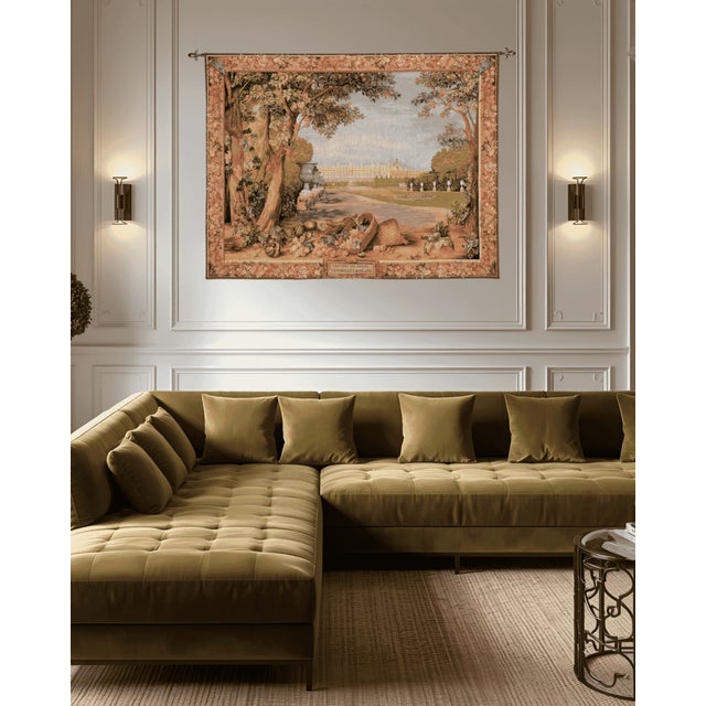 This tapestry is inspired from a design named Autumn by the renowned tapestry designer Charles Le Brun, originally woven...