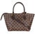 Louis Vuitton Rose Ballerine Damier Ebene Canvas Caissa PM Tote For Sale - Image 4 of 9