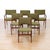 Crafted by renowned Danish maker Dyrlund, this set of six teak dining chairs showcases the clean lines and exceptional...