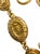Metal 70s Chanel Bracelet Seal Charm Double C CC Gold Plated Logo Coco Vintage For Sale - Image 7 of 17