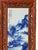 This vintage porcelain panel features exquisite Chinese blue and white hand painting — depicting landscapes, mountains,...