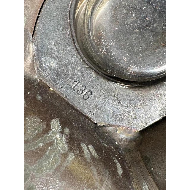 Art Nouveau Brass Inkwell, France, 1900 For Sale - Image 11 of 12