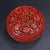 Vintage Chinese Cinnabar Lacquer Round Box – Carved Floral Motif, Jewelry Trinket Box For Sale - Image 10 of 11
