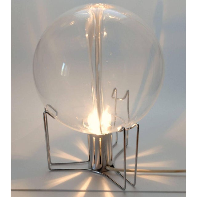 Venini Membrane Table Lamp by Toni Zuccheri for Venini, 1960s For Sale - Image 4 of 11