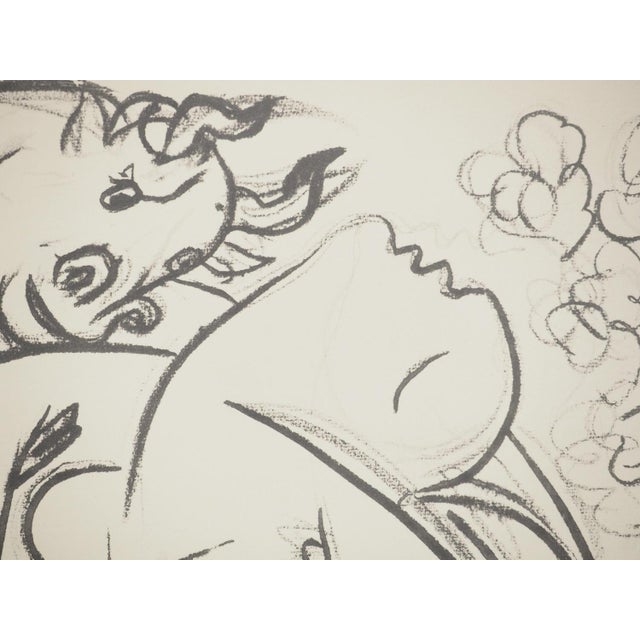 Pablo Picasso, The Girl and the Minotaur, Lithograph and Stencil For Sale - Image 5 of 6
