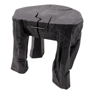 Sculptural Side Table by Logniture For Sale