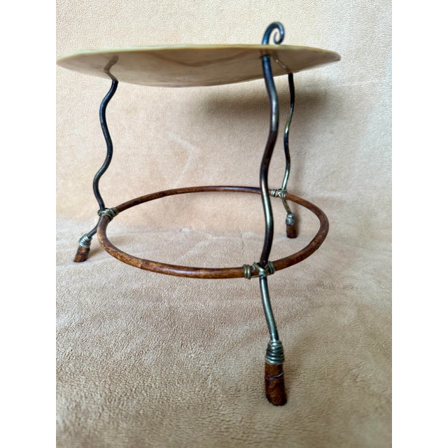 Add a touch of sophistication and timeless charm to the caviar experience! This unique serving set consists of an unmarked...