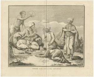 Sonnerat, Indian Guru Teaching Disciples, Enlightenment Era, 1806, Print